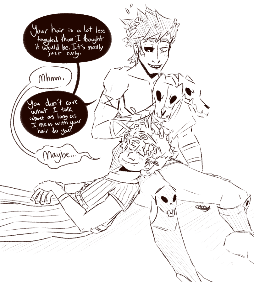 I'm sure I'll get over this at some point…
Maybe.
I'm sorry this is my new obsession this is just how I am.
#hades #hadesgame #hypnos #zagreus #zagnos