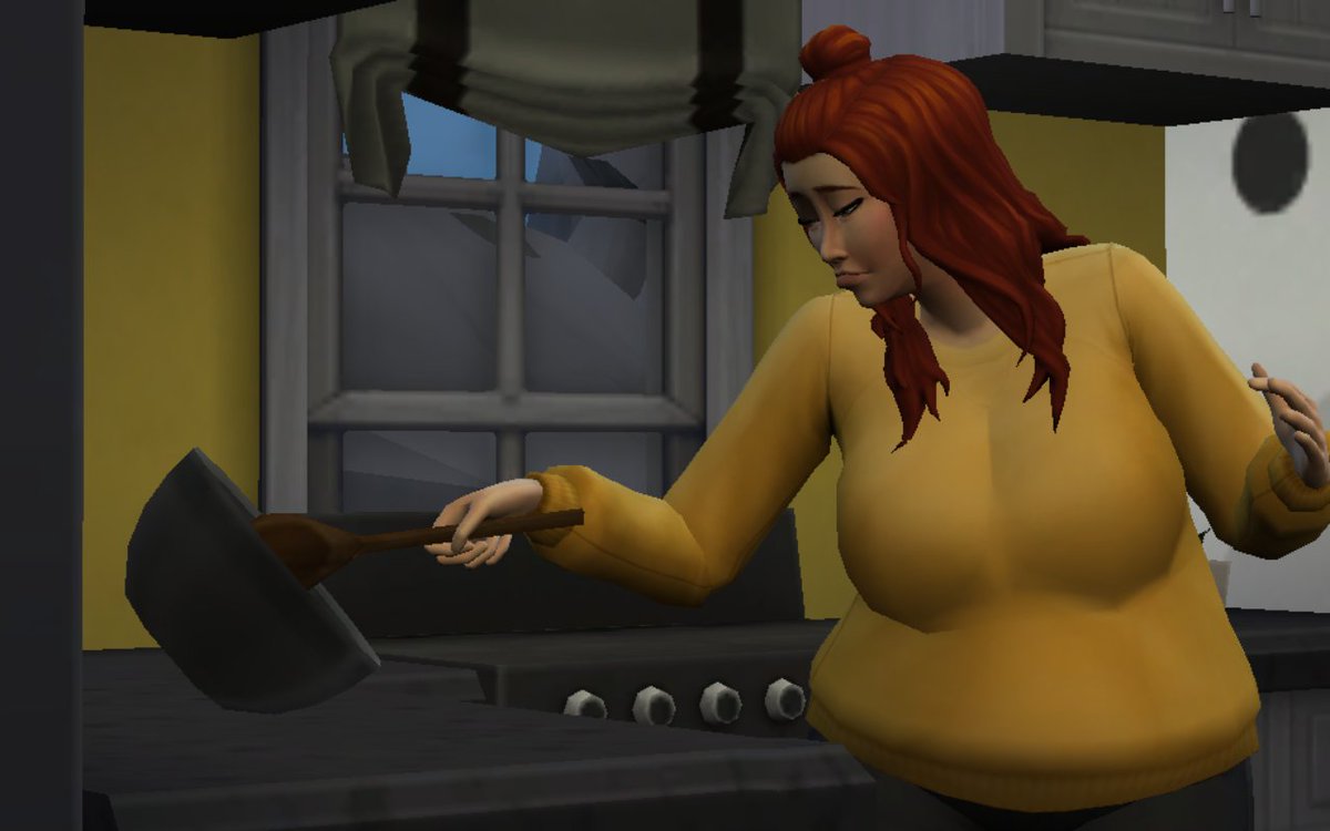 purple_simz's tweet photo. Decided to go in game and work on the #ABCBabyChallenge again!
It's Winterfest, and for the first time ever, the Oakwalds get to spend it properly. Quinn and Rachel decorate the tree, Leighton got the presents and Ashleigh prepared a grand meal, which they all enjoyed ❤️ https://t.co/Nzevi0b7gK