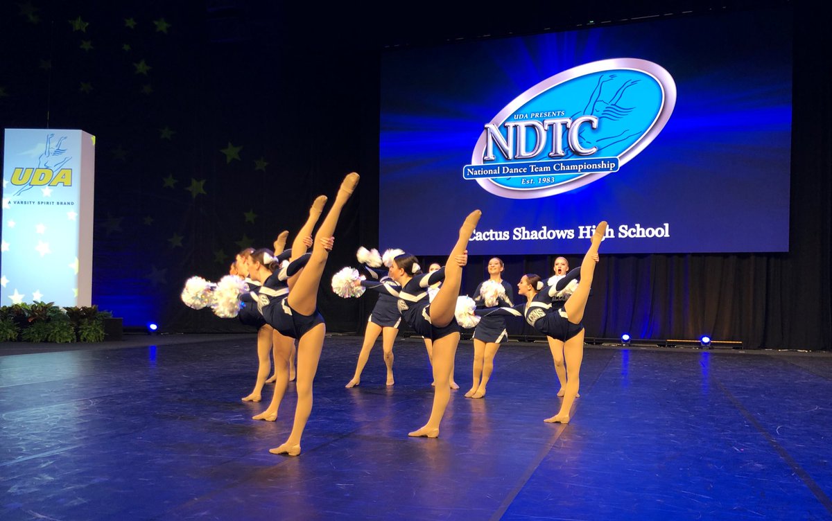 Can we say GIRL POWER⁉️Remarkable performances from Jenks HS and Cactus Shadows HS in Junior Varsity Pom Finals! #UDAnationals