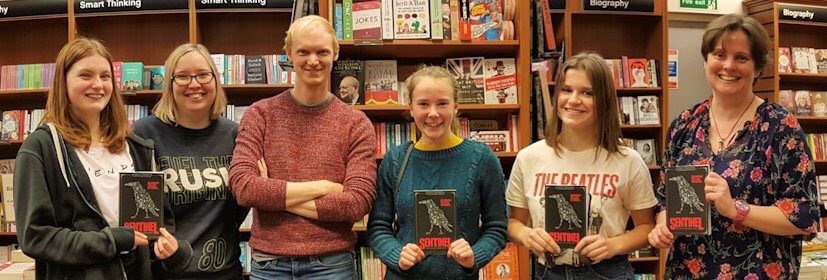 JoshWinning's tweet photo. Thanks so much @Wstonesburysted and @Rachel_Churcher for having me at your YA Book Club, I loved chatting about Buffy, ‘growing old disgracefully’, RE lessons, and more Buffy. Plus your notes on Sentinel were brilliant. ♥️ https://t.co/hpEHTwa2Qp