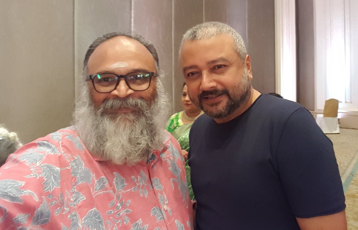 actormohanraman's tweet photo. Caught up with a friend and colleague of many years - Jairam. https://t.co/FzmA7Dcxb1