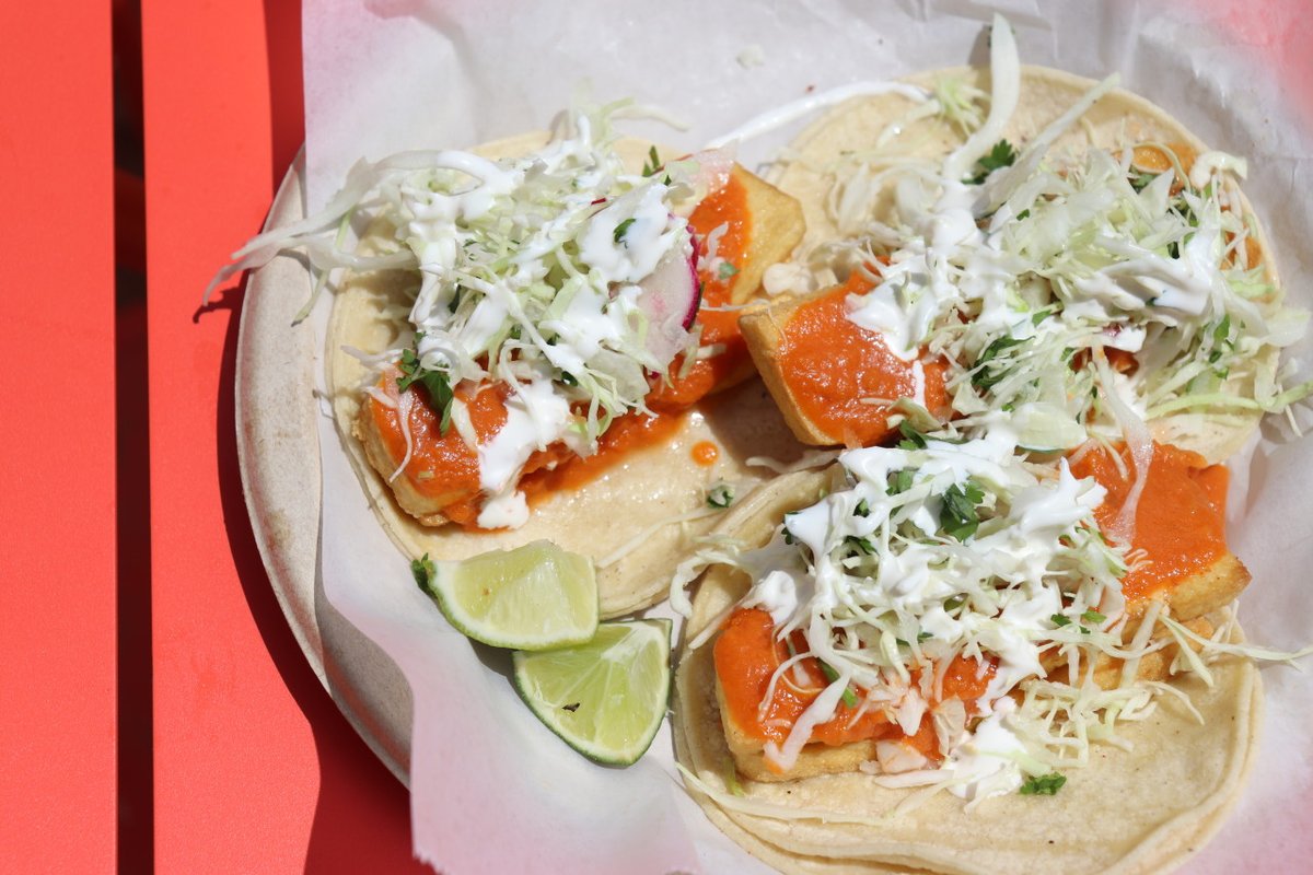 Serving Latinx American street and comfort food since 2008, <a href="/EatCholitaLinda/">Cholita Linda</a> offers freshly made Baja fish, carnitas, and tofu tacos, and agua frescas. Try them today in the market while shopping for farm fresh produce. 🌮