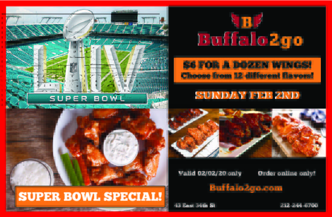 kosherinmidtown's tweet image. LAST CHANCE! Order our Super Bowl Special today! 🏈💥🏈💥🏈
$6 PER DOZEN WINGS!
Today only!

Buffalo2go.com!

#buffalo2go #wings #kosher #kosherrestaurants #koshernyc  #eatout #yum #kosherlife #kosherinmidtown #kosherlunch #superbowlsunday #superbowl