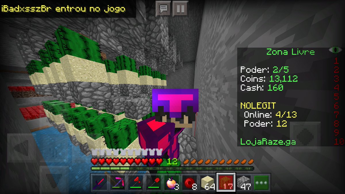 Yam44309335's tweet photo. Segundo dia NGT/NoLegit tá como Farm de cacto automatica @ServidoresRaze @yEpico1k https://t.co/WTjH0kqC4v