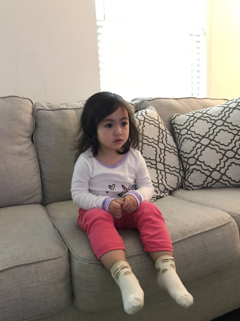 MomAnesthesia's tweet image. Binge watching “Elmo’s potty time” before Sunday super bowl crew take over the TV.