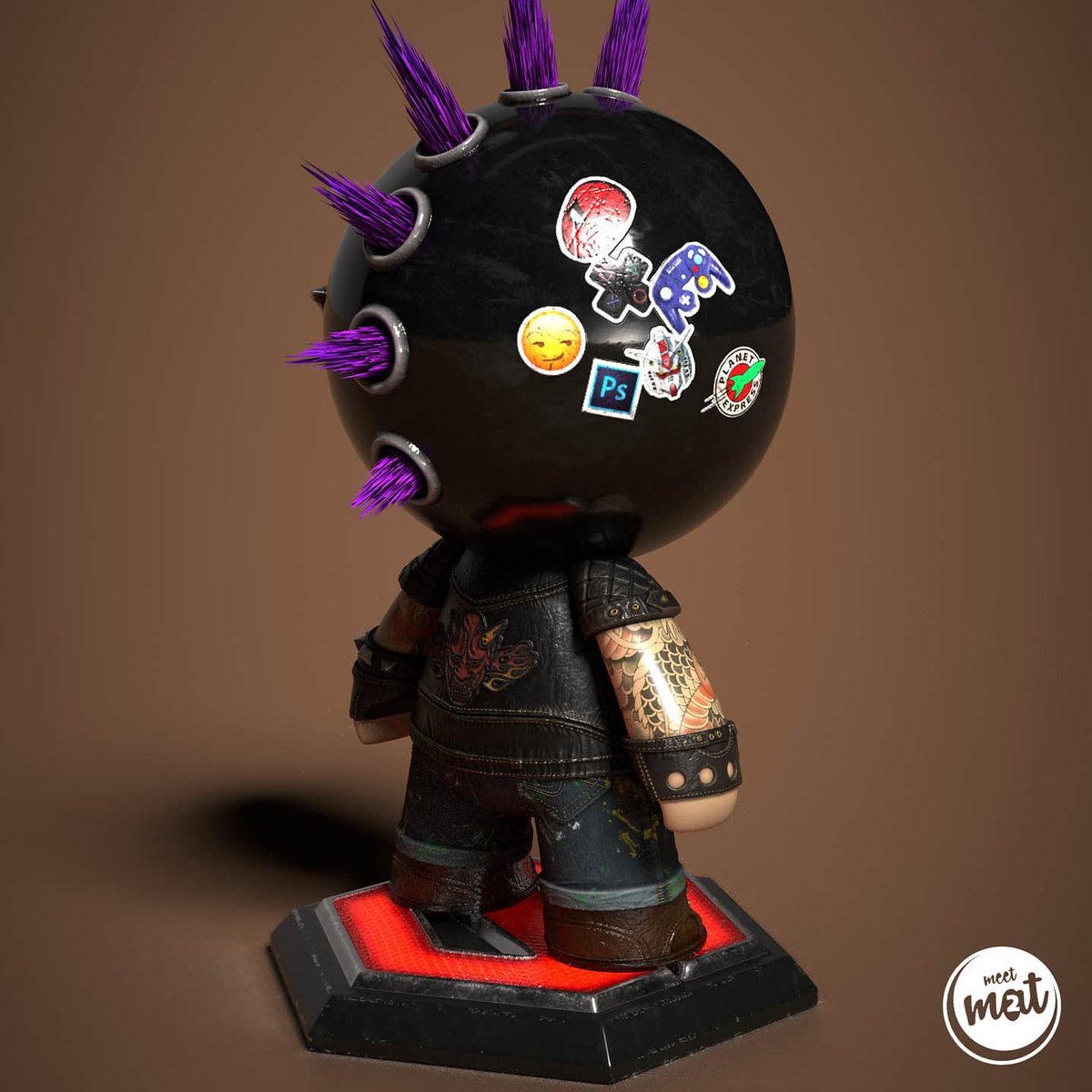 ivanchanarts's tweet image. Thanks @Substance3D for the contest! Really enjoyed texturing for #meetmat2. Best of luck to everyone :D