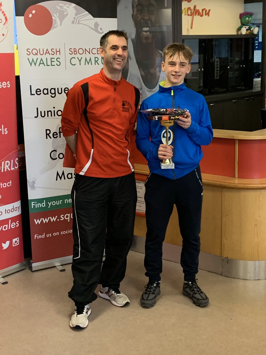 ArchieTurnbull2's tweet photo. Pleased with my performance at the Welsh Junior closed securing both u13 and u15 titles ,well played everyone.         @DunlopSquash @sqwales https://t.co/lm3Y9c1BOL