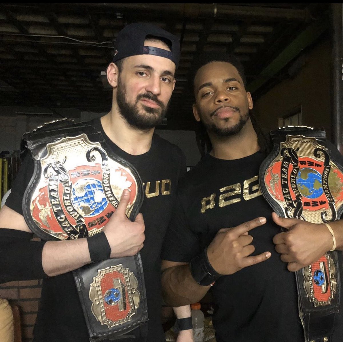 HesBiGCuZZO's tweet photo. #BackAtItAgain
#ToldYouSo

Welcome to #Day1 of the SECOND greatest BWF #2ManFaction #Championship reign in BWF History! 63 more days until we tie our previous recorded and #YES we plan on breaking it!

#2GUD #BXStrong #BiGCuZZO #AceAndrews 
#BWF #BronxWrestlingFederation https://t.co/46qFoYrRk7