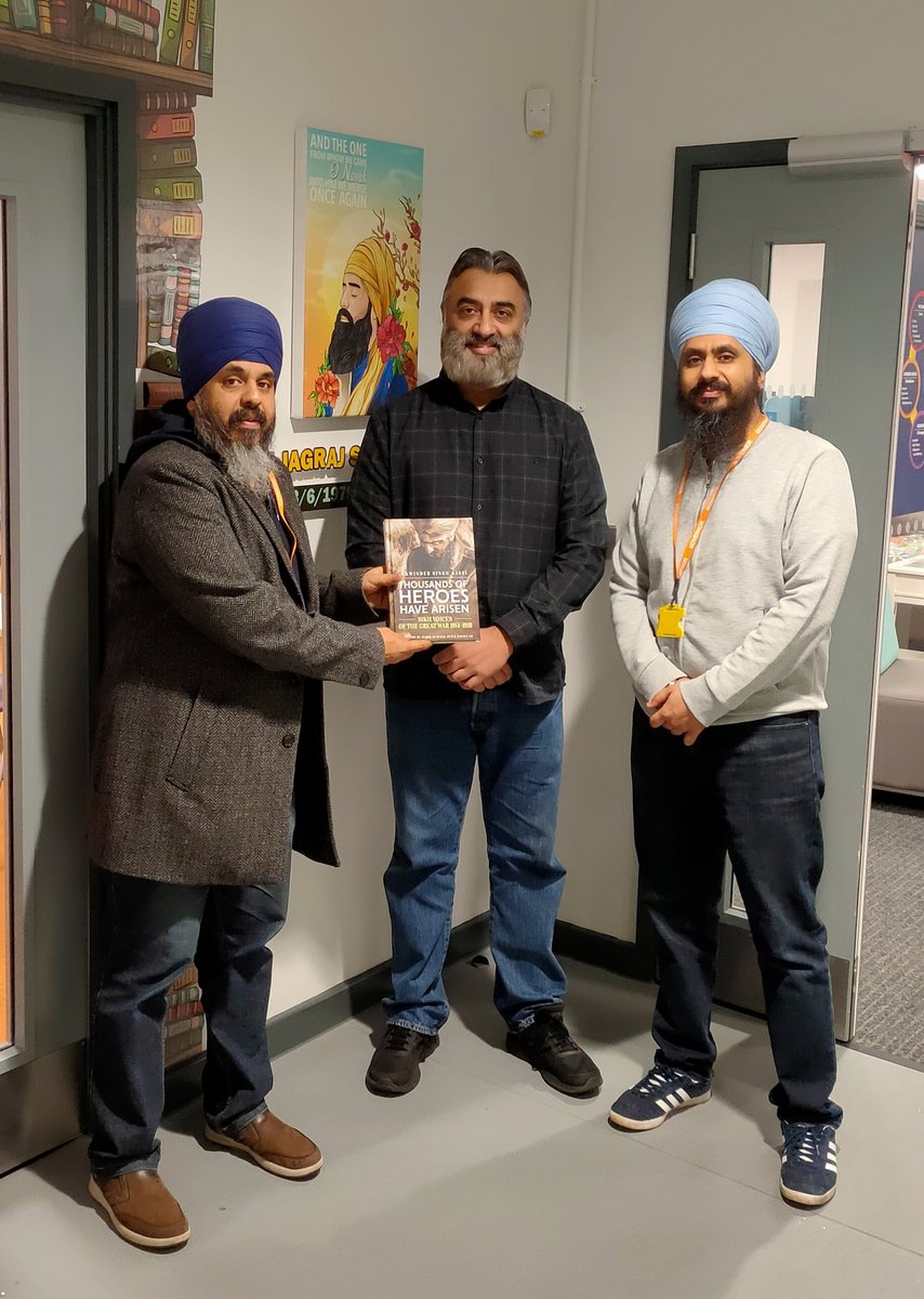 AtamAcademy's tweet photo. We are grateful to author Sukhwinder Singh Bassi for donating copies of his new book "THOUSANDS OF HEROS HAVE ARISEN - Sikh Voices of The Great War 1914-1918"

The book has been published by Helion &amp; Company and is available on Amazon and all major bookstores. https://t.co/oky2G3rCcy