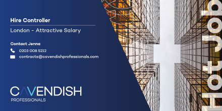 cavendishpros's tweet image. HOT JOB: There is now an opportunity available to become a #HireController with our high end client in a contract position based in #London. For more information about this role, feel free to contact Jenna on 0203 008 5212, or apply online at bit.ly/36JxQ2D