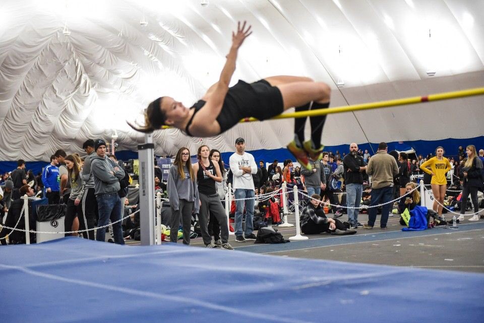 Some great action shots of Katelyn Reid en route to winning her two Shore Conference titles Friday night in the 55 meter hurdles (8.55) and high jump(5-4). <a href="/MNtrack/">Coach Convey</a> <a href="/katelynnreid_/">Katelyn Reid</a> 
#mtpspride
