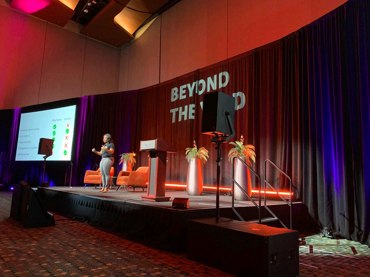 #AMAZONxHBCU conference  #BeyondTheYard was a success! My favorite moment was when a CS student came up to me and said because of my talk #TechieBossUp, he had just decided to enter a PhD program in #AI. ❤️💯🙌🏾 #missionaccomplished #weneedmore #blackinai #hbcu #blacktechtwitter