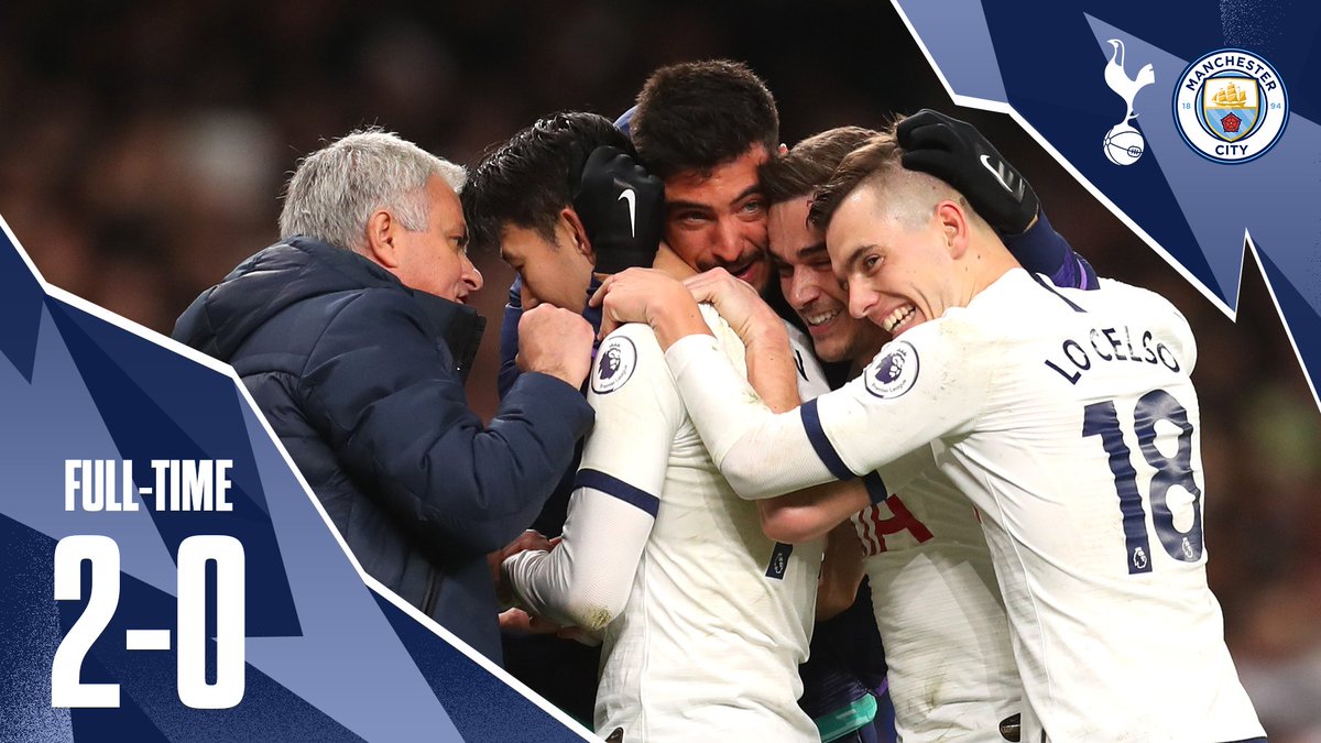 A HUGE three points! 👊

⚪ #THFC 2-0 #MCFC ⚫