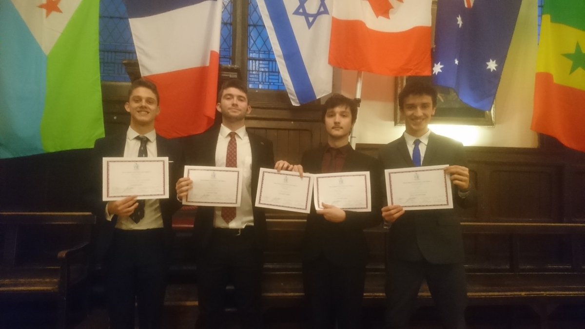 redcliffe6th's tweet photo. Great work by Max, Max, Luke and George, all commended and highly commended at Bristol Grammar Model United Nations. https://t.co/iLQUGiISsh