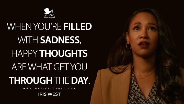 Magic2Quote's tweet photo. #IrisWest: When you’re filled with sadness, happy thoughts are what get you through the day.
https://t.co/YKBW0wWc2I
#TheFlash #TheFlashCW #TheFlashS6 #TheFlashQuotes https://t.co/CtZnwDuChn