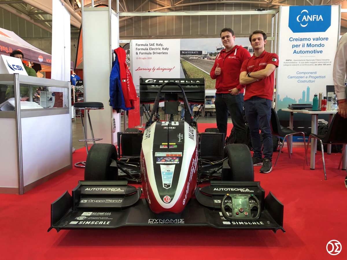 dynamisprc's tweet image. During these days we attended the #Automotoracing2020 in #Torino
Thanks to @ANFIA_it  for inviting and hosting us at their stand, with our colleagues from @squadracorse 

#ForzaDynamis #FormulaStudent #Motorsport #FSAE #Automotoracing #PoliMi #Milano #AMR20 #Racing #University