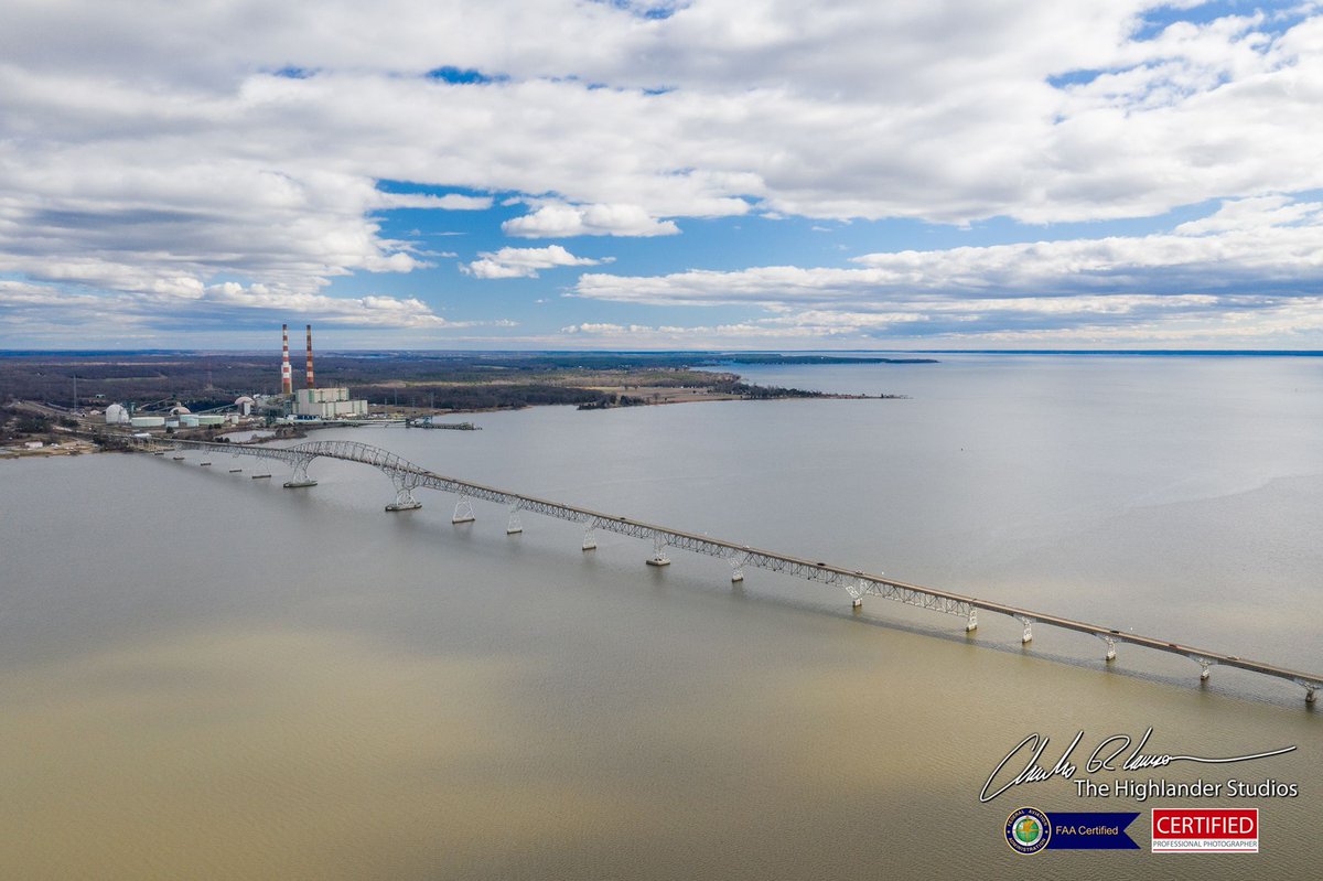 HighlanderFoto's tweet photo. The Harry Nice Bridge leading from #Virginia to #Maryland.  #VisitVirginia #VisitMaryland #KingGeorgeVA #Aerial #HighlanderStudios #VDOT #MDOT #VisitAnnapolis #VisitBaltimore #CharlesCounty
Call us for all your photography needs from the air or on the ground! https://t.co/nzAsCUVL8e