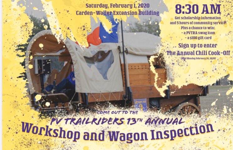 PvManrrs's tweet photo. The Annual PV Trailriders Workshop and Wagon Inspection was a great experience for our chapter. Valuable information was received while also connecting with the community of Prairie View. Much thanks to @pvamucahs for the opportunity! #agricultureislife https://t.co/qt849EWNIQ