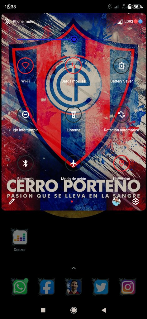 elCerristaEse93's tweet photo. Detallito
Modificación de Panel de Notificaciónes por #PowerShade 👌🏻📲 https://t.co/hrXtoIqOsB