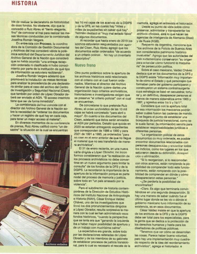 JosefinaRomanV's tweet photo. #FelizDomingo a todos. Les comparto la entrevista que me realizó Gloria Leticia Díaz para el reportaje de la @revistaproceso relacionado a la apertura de los archivos del #DGIPS y #DFS. #VivamosconHonor https://t.co/dekkUBfWt1