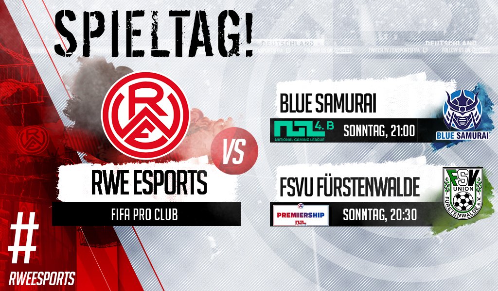 Und los! Gleich spielen unsere Jungs von der Hafenstraße gegen FSV Union Fürstenwalde und gleich danach gegen Blue Samurai! Ihr könnt wie immer einschalten und live dabei sein! 🇮🇩 #rweesports 🎮

📺 Livestream:
twitch.tv/rotweissessen_…
