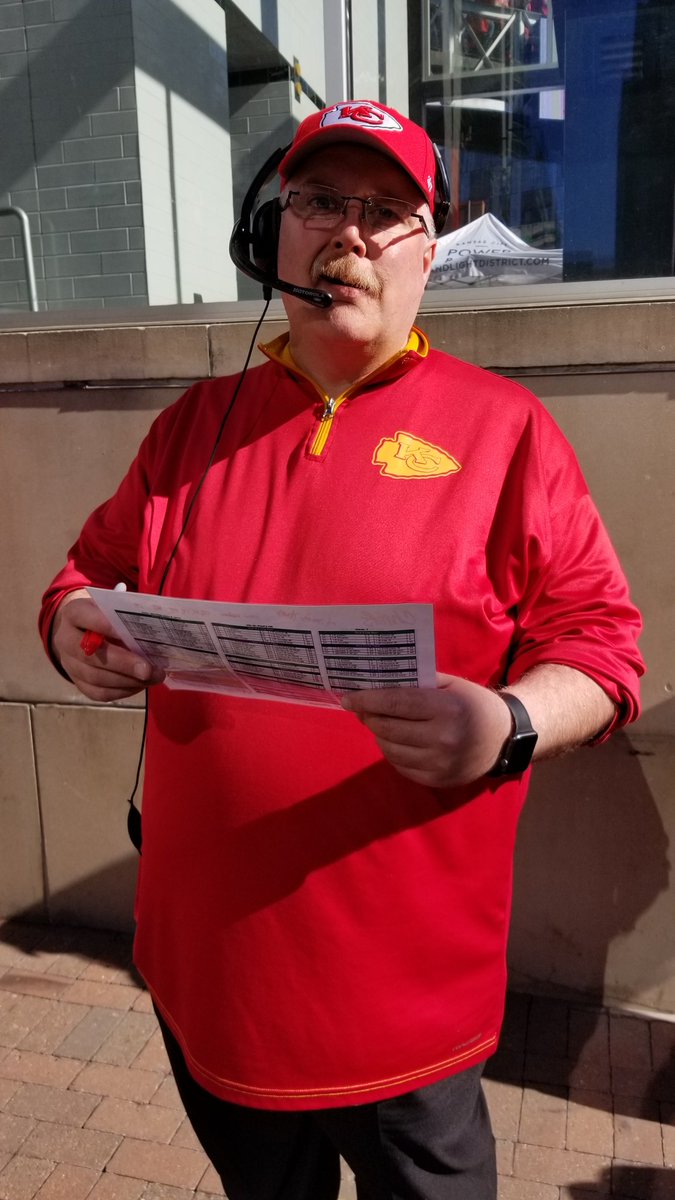 Big Red about to dial up some special #SuperBowl play calling magic today