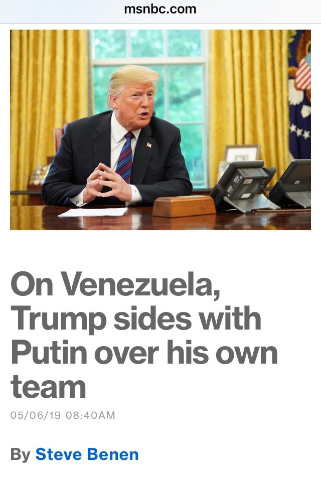 TacoTuit's tweet photo. @SethAbramson Thanks for connecting the dots for your audience! #PutinTrumpEffect on #Venezuela https://t.co/e3pOf80dAz