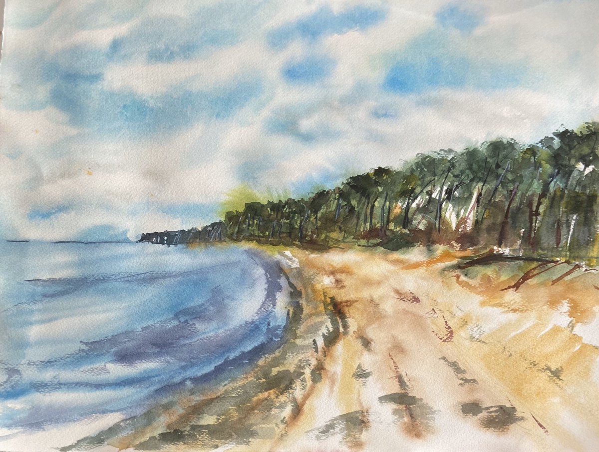 lupusDerWolf's tweet photo. Fischland Darß Wustrow #wustrow #darss #watercolor #watercolorartist #watercolorpainting https://t.co/8NJA4uNwlu