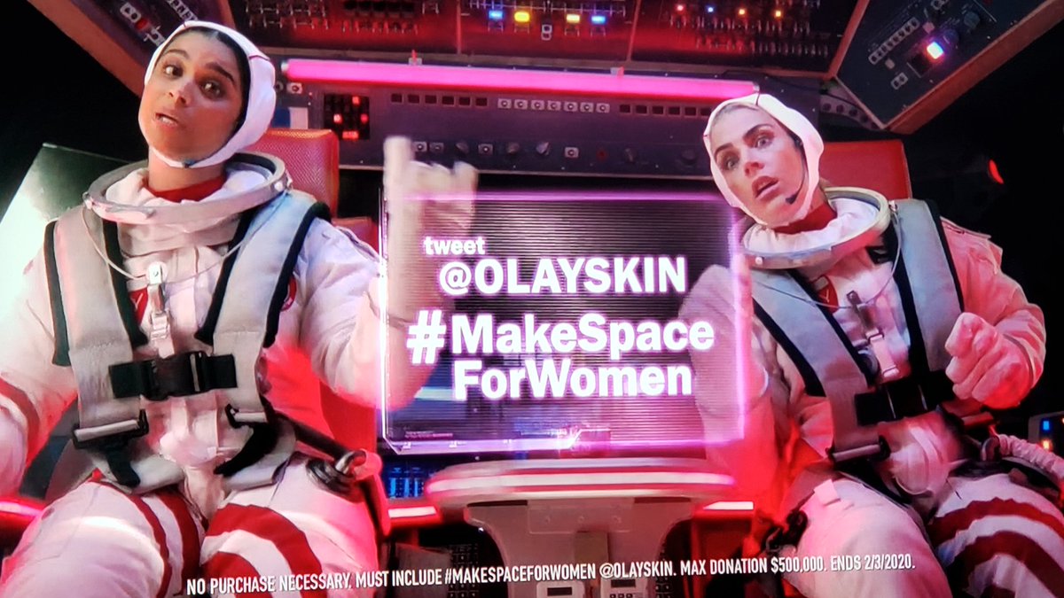 ThomasPhelpsIV's tweet photo. On #SuperBowlLIV, a tweet to #MakeSpaceForWomen will provide a small donation by @OLAYSKIN to @GirlsWhoCode. We need more heros like #ChristaMcAuliffe who inspired legions of children. Thanks @katiecouric @BusyPhilipps for supporting STEM! #SCSIM https://t.co/2DgYEKWj1v