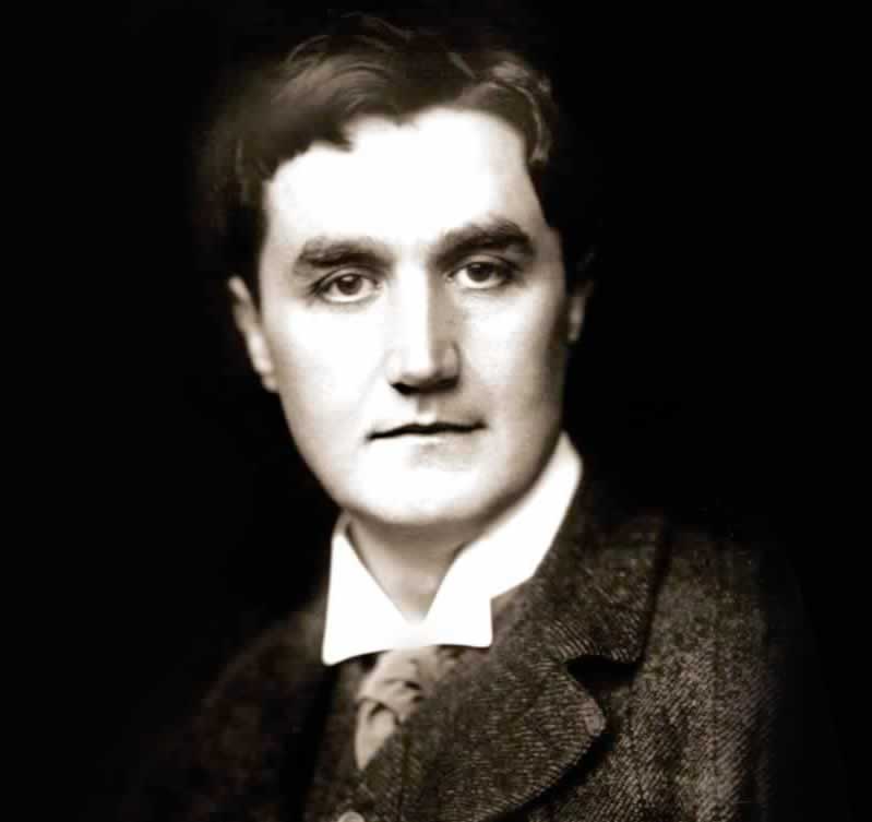Ralph Vaughan Williams when he was young.