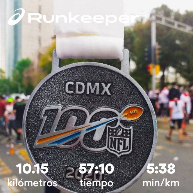 Carrera Fan Fest NFL 2020 CDMX❤🏈 NFL 2020 ❤🏈
#NFLFanRace #NFLFanRace10k🤸‍♀️ #10k🏃‍♀️ #FanRace10K #SuperBowl #SuperBowl2020 #SuperBowl53 #YoElegiCorrer #correVIVEsiente #EntreRunners #TemploRunner #marathorunner #CorrerEsMiPasion