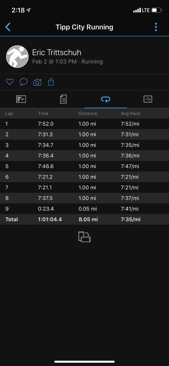 eric_tritt's tweet photo. Good run @millerc1717 https://t.co/bCrRXbaewJ