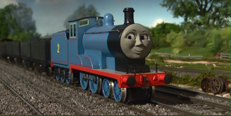 Junctionmalfunk's tweet photo. I, here by declare on this day to be #EdwardAppreciationDay. The first character from the Railway Series books, who we wouldn't have had any toys, or a community based on the show called "Thomas The Tank Engine &amp; Friends". Now, let us appreciate this 75 year old #2 Blue engine. https://t.co/EqX0SKxWTq