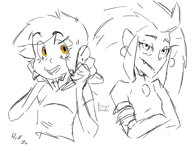 two more doodles from a drawpile! #TheOwlHouse 