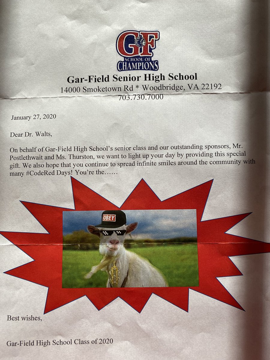 I’m coming to see you tomorrow, Gar-Field!