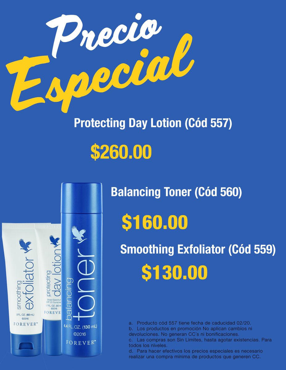 ForeverMexicoHQ's tweet photo. Este mes es nuestro! te invitamos a promover estos productos, son  ideales para regalar en estas fechas y por supuesto a un precio especial

#TheAloeVeraCompany #LookBetterFeelBetter #TargetedSkincare
#infinitebyForever https://t.co/7bX4Uvg4nc