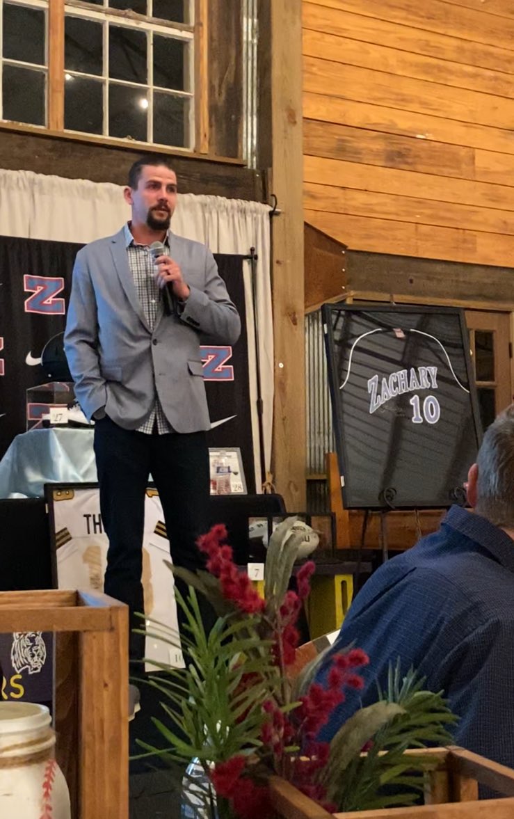 _ZHSBaseball's tweet image. Last night was a special night for the Zachary Baseball Program. The program is honored to retire the jersey of alumni Taylor Guilbeau. Taylor is the first player in Zachary Baseball history to make it to the Major League level, and the first player to have his jersey retired.