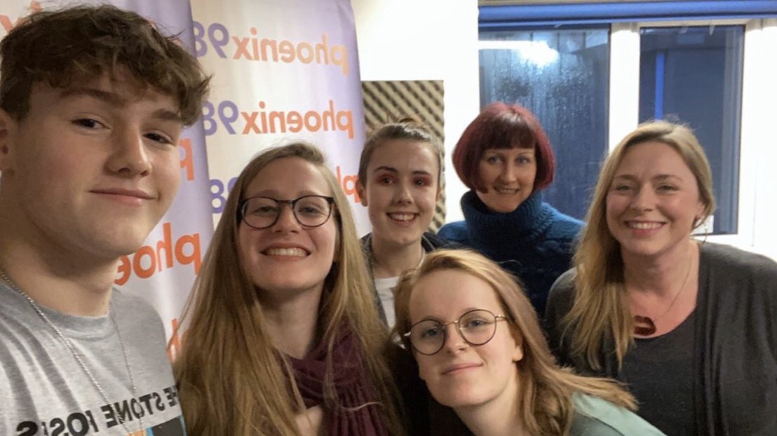 Thank you <a href="/phoenixfm/">Phoenix FM (we're on 🦋)</a> <a href="/ProgrammeArts/">The Arts Programme @ PhoenixFM</a> for having us tonight! We spoke about Insular Emotions, our inspirations and how <a href="/TheHermitClub/">The Hermit Club</a> is inspiring young people to be themselves and get rocking.