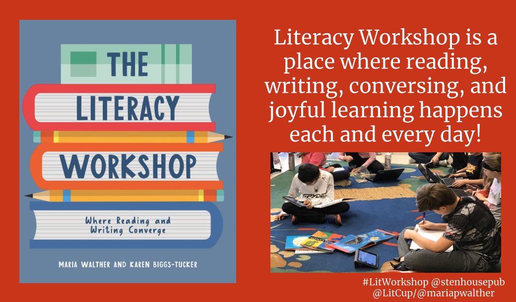 LitCup's tweet photo. It’s a book (cover)! Thanks to @TerryTreads &amp; everyone @stenhousepub for making our dream a reality! @mariapwalther and I can’t wait for you to read the inside this spring!!! #LitWorkshop 📚✏️❤️ https://t.co/dlMdRh3VFC