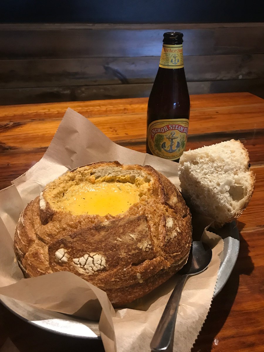 On special today: For San Francisco:  Crab Bisque in a Sourdough Bowl ($15) and some <a href="/AnchorBrewing/">Anchor Brewing</a> Anchor Steam Beer ($5)