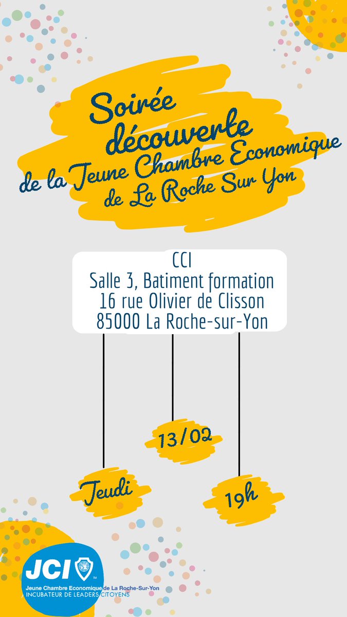 Jeune Chambre Économique de La Roche Sur Yon tweet media