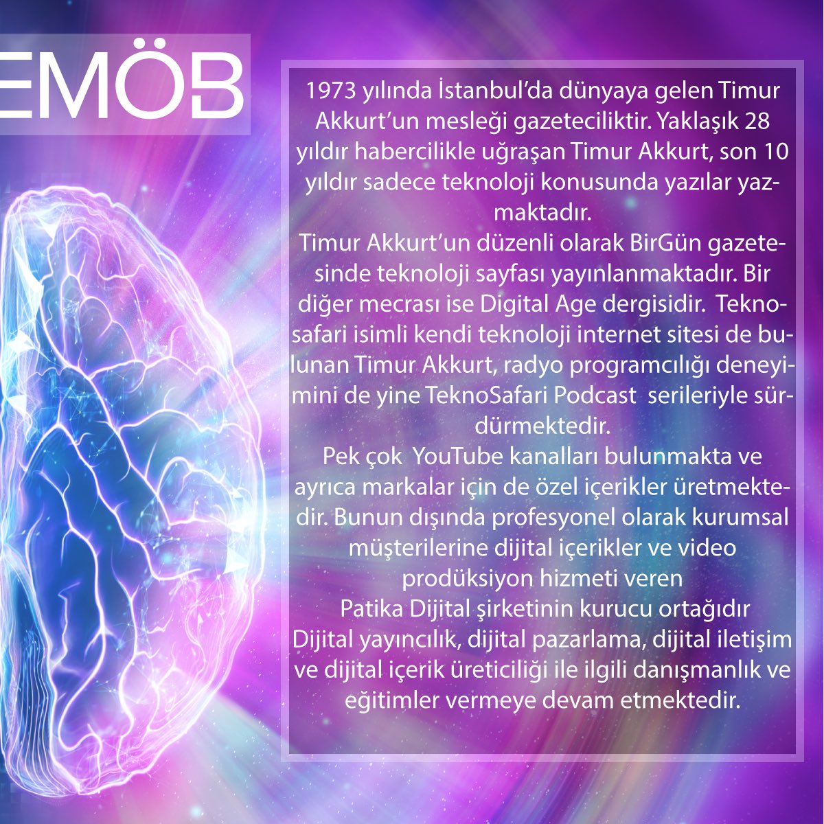 Türkiyenin en büyük endüstri mühendisliği öğrenci buluşmasında Gazeteci, Youtuber Timur Akkurt bizlerle.