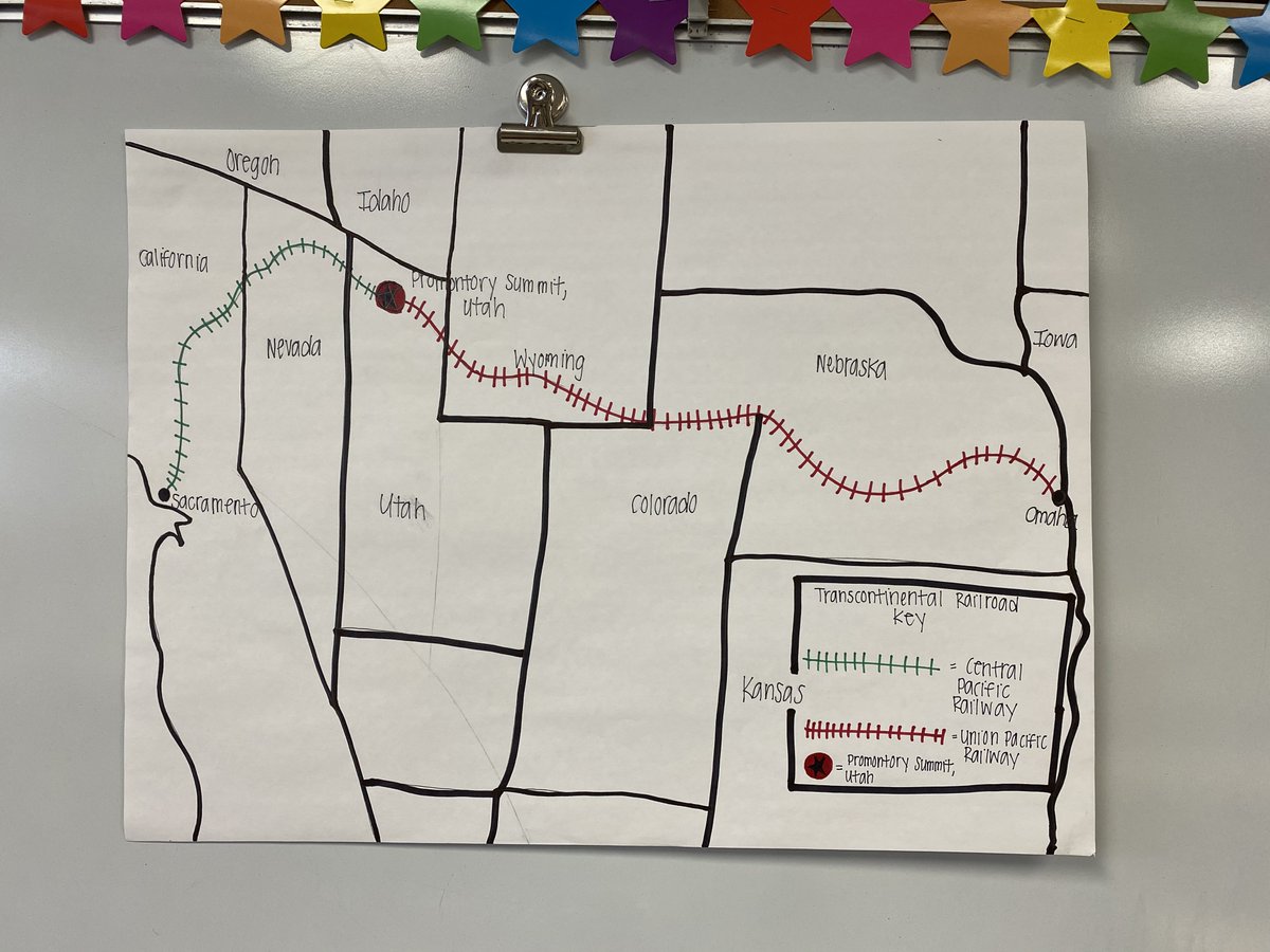 mallory_rengo's tweet image. I can&apos;t wait to begin our Transcontinental Railroad projects tomorrow.  This week long, hands-on activity using #spherobolts will definitely excitement my @BCTigers Ss! Let their creativity, collaboration, critical thinking, &amp;amp; communication skills unite! #teambps #bpsne #bctigers