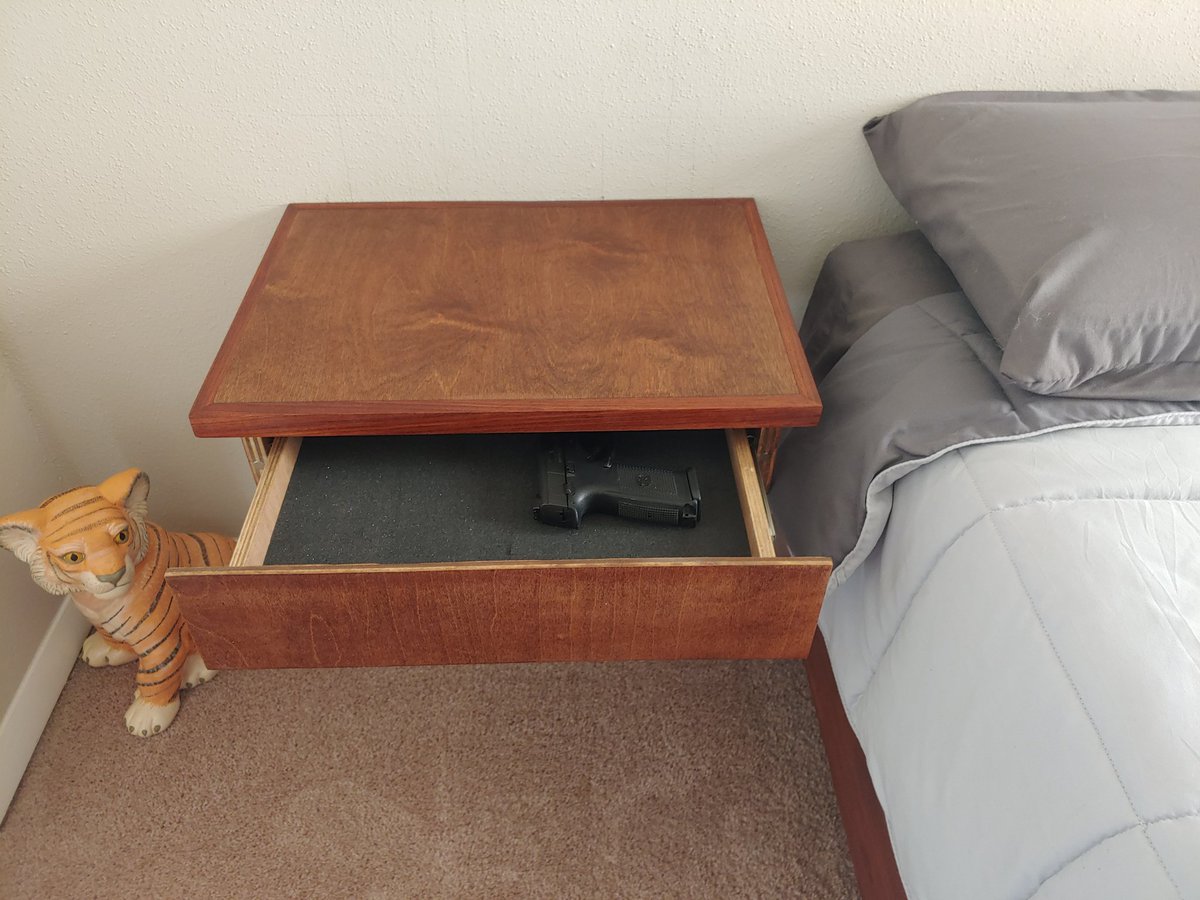 EdgeAdaptive's tweet image. Concealment Floating nightstand. Keep it out of sight but ready at a moments notice...
.
.
.
.
. #2AShallNotBeInfringed #2A #wood #designer #designtwitter #2020 #maga #CCW #furniture #bedroom #NC #RaleighNC #Floating #night #Custom