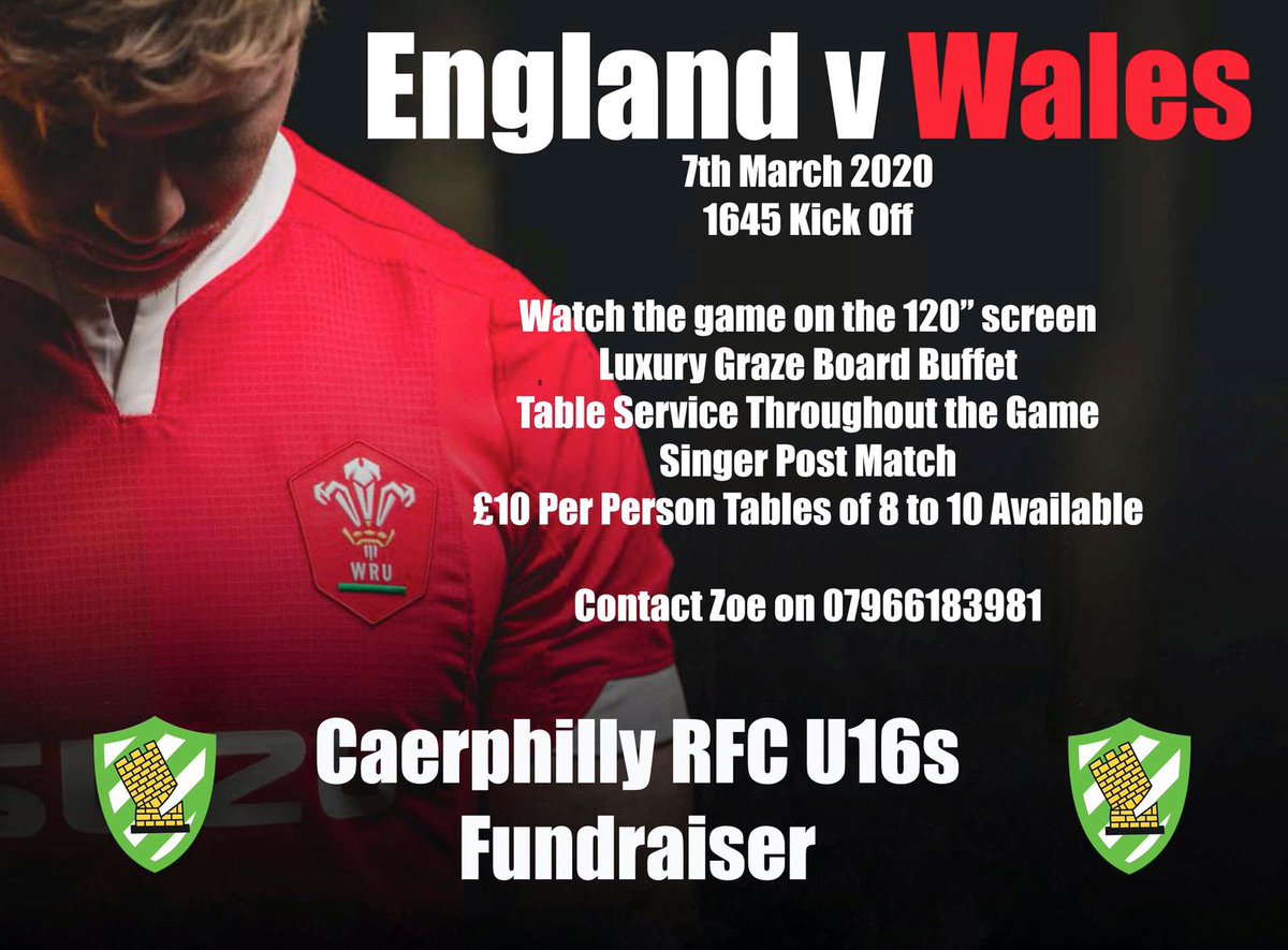 Cold beer, table service, England v Wales on the 120" Screen..don't miss out!
