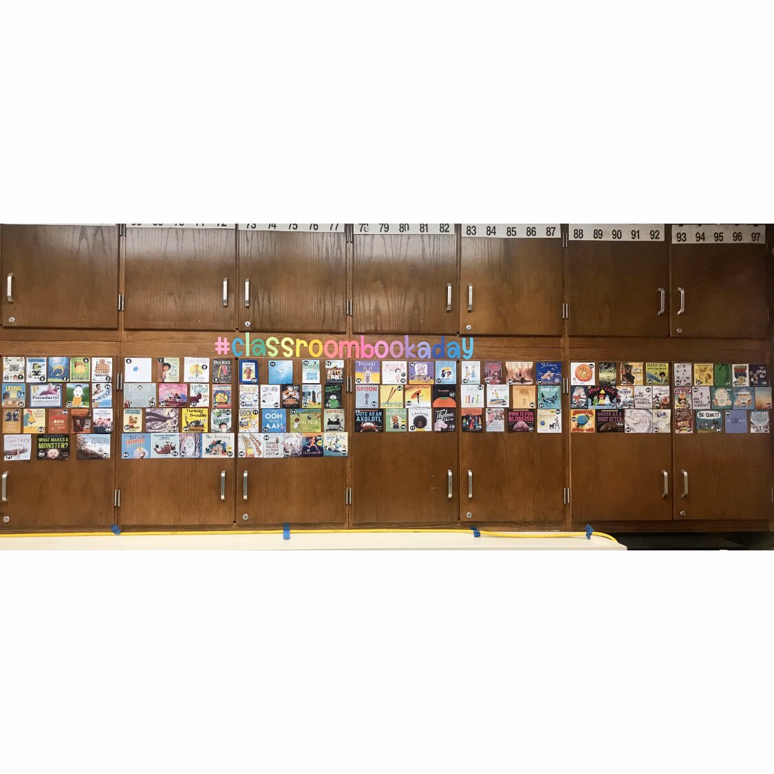 MrsFether's tweet photo. As we passed the 100 day mark this last week, it was remarkable to sit back and think of all of the shared reading experiences #FethersFlock has enjoyed so far this year!! We’ll read book #103 tomorrow. #classroombookaday #BexleyBold #MallardsRead https://t.co/ix7co6gnLy