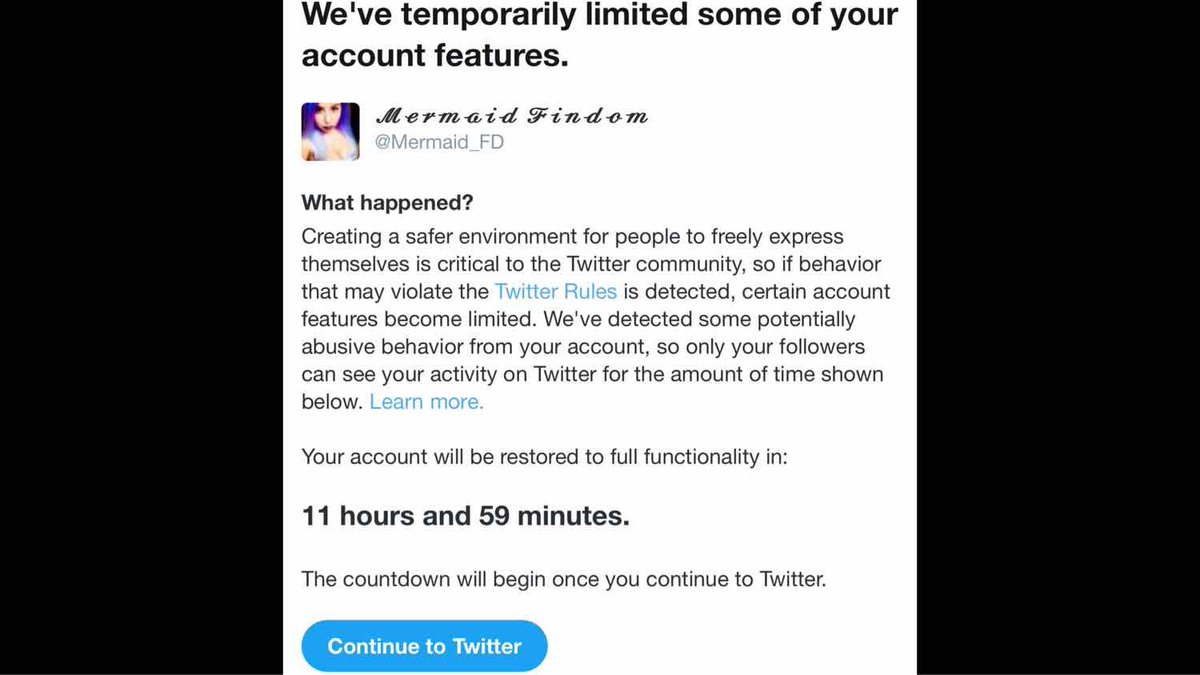 MermaidMerbabe's tweet photo. When Twitter also thinks you’re a bitch...😹 To be fair, I wrote my post saying I was getting the fuck off of here before I went Locos Tacos on people before this was sent.

I WON’T humiliate subs for coin, but freely do so when I feel the need. 🤷🏼‍♀️🤦🏼‍♀️

✨ shittyfindom richbitch ✨ https://t.co/7PA4NfPC1x
