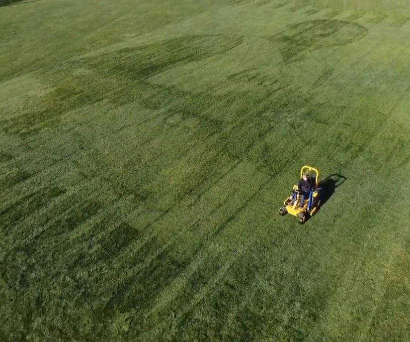 I WOULD NEVER CUT MY GRASS!!!