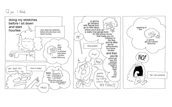 there are two wolves inside me. one is me. the other is me. they are arguing about nonsense. here have a comic. 