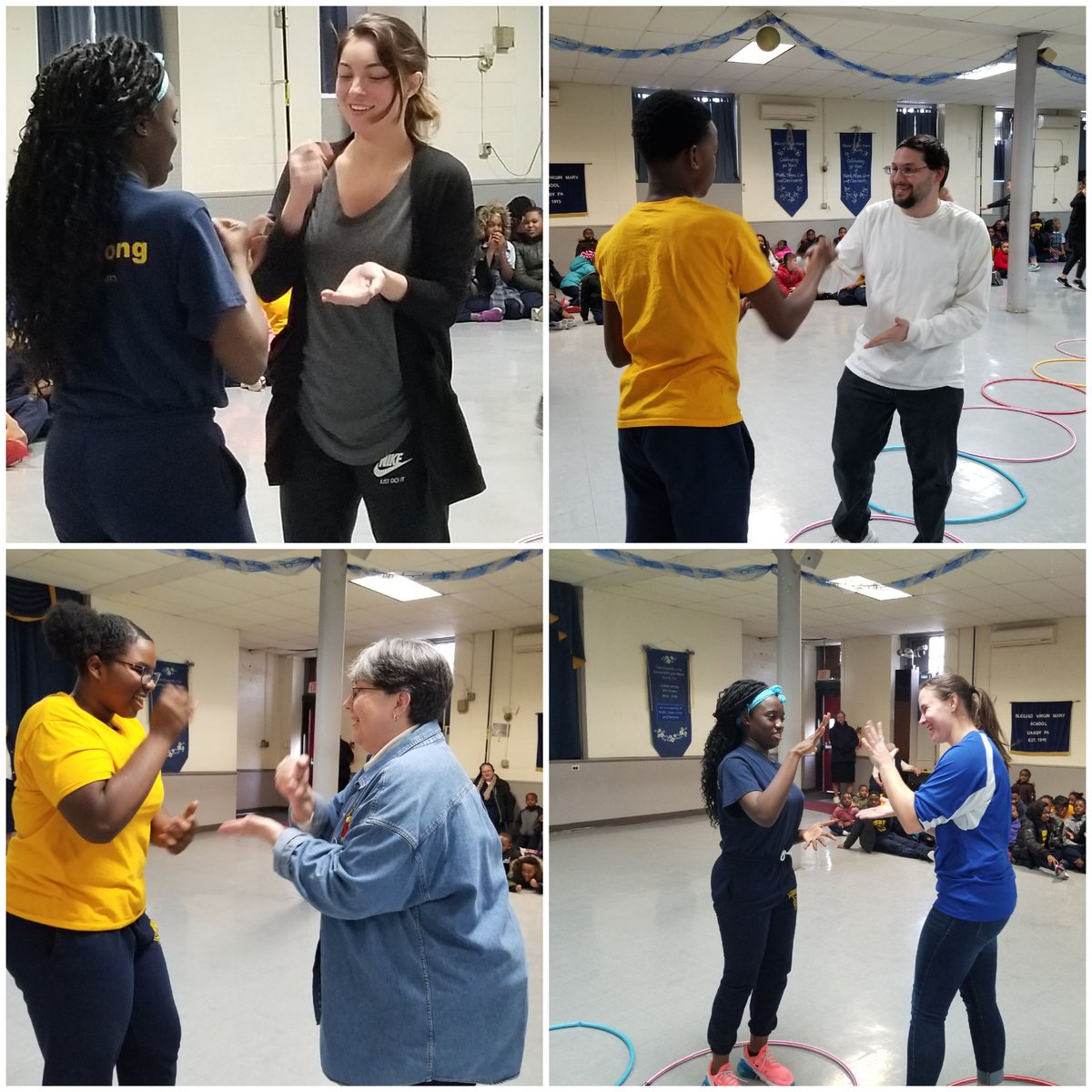 BVMSchoolDarby's tweet photo. 8th Grade vs The Faculty Rock, Paper, Scissors! @SrVirginiaBVM @AOPS_Schools @ArchPhilly https://t.co/14ow62gInN